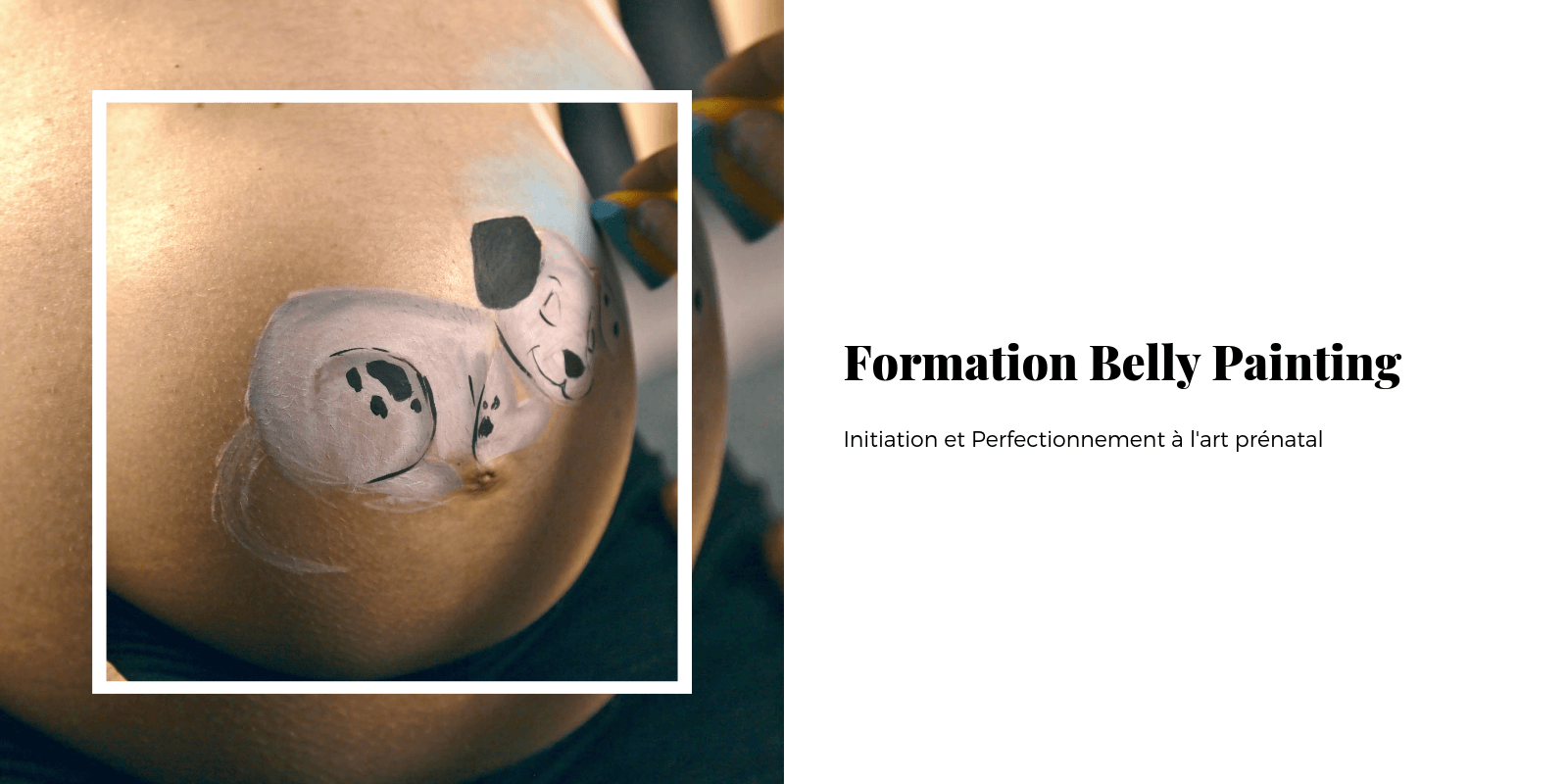 formation belly painting