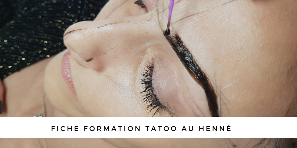 Fiche formation tatoo henne