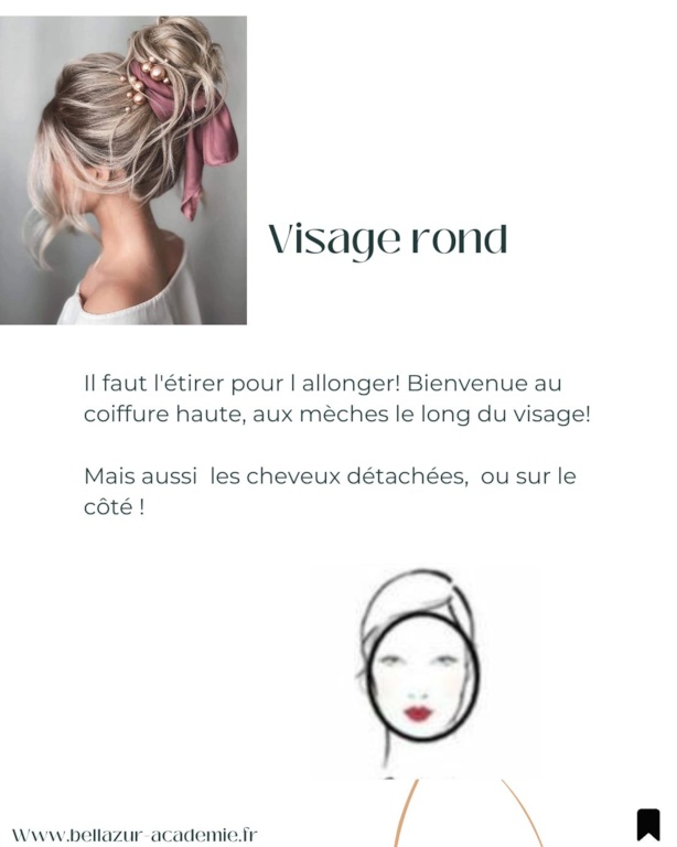 adapter chignon mariage visage rond
