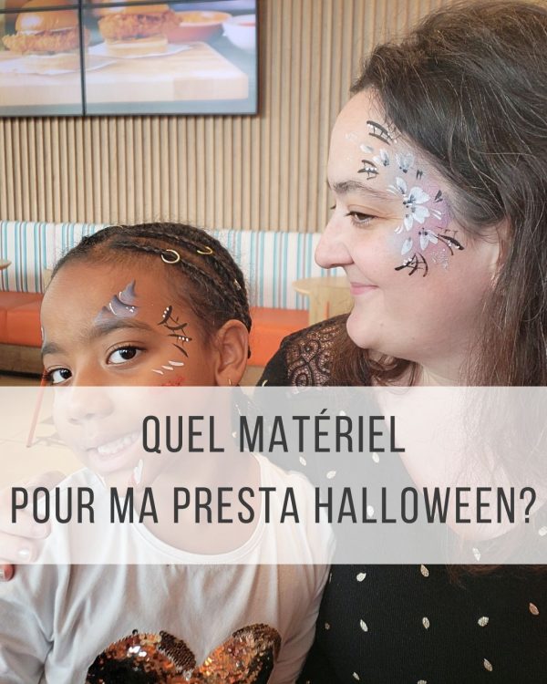 quel materiel pour maquillage enfant halloween