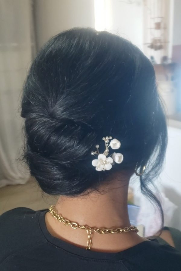 chignon stagiaire formation coiffure montpellier