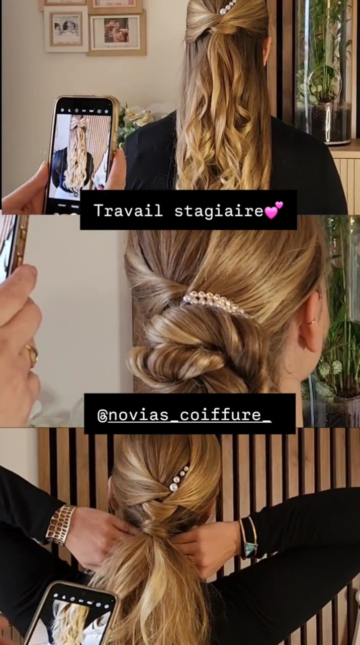 réalisation stagiaire formation chignon