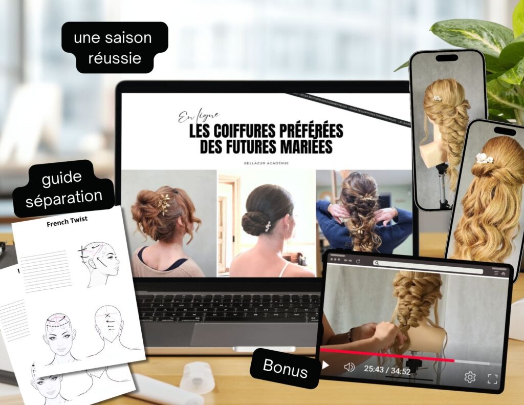 les coiffures préférées des futures mariées