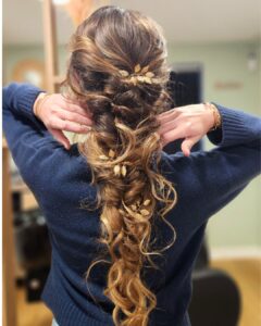 réalisation stagiaire formation coiffure de mariage